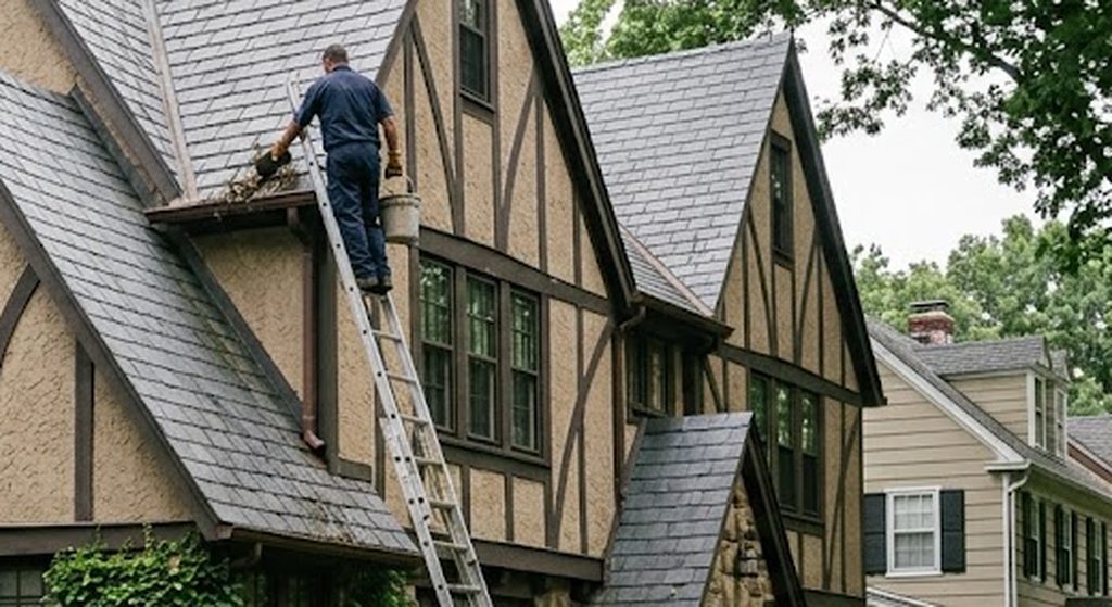 Gutter cleaning service